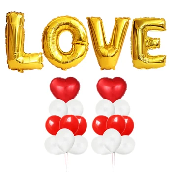 

Wedding Decoration Love Foil Balloon Valentines Party Decoration Balloon Gold Bridal Shower Wedding Decoration Ideas
