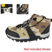 1 Pair 4 teeth Anti-Skid Snow Ice Climbing Shoe Spikes Grips Crampons Cleats Overshoes crampons spike shoes crampon