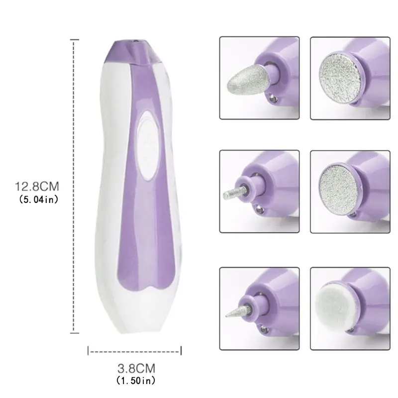 Electric Baby Nail File Tool Newborn Safe Trimmer Toddler Fingernails Toes Care