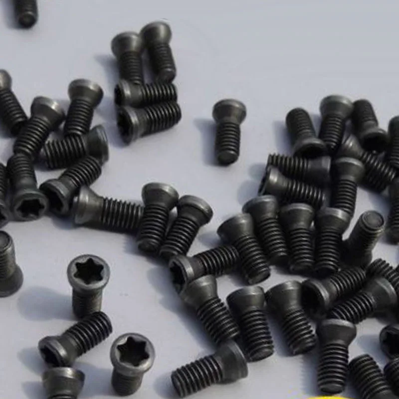 uxcell M4x8mm Torx Screws for Replaces Carbide Insert CNC Lathe Tool 12.9 Grade Alloy Steel 10pcs