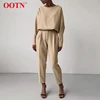 Hot Seller Khaki Pants Office Trousers OOTN Brown Female High-Waist Casual Women Summer Ladies Pocket 4000379431996