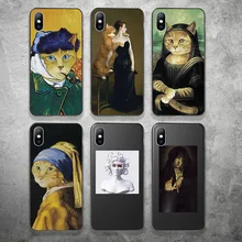 Lovebay художественный абстрактный чехол для телефона iPhone X XR XS Max 11 Pro Max 8 7 6 6s Plus Мягкий ТПУ силиконовый чехол с животным принтом