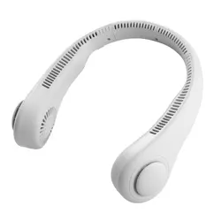 Hanging Neck Fan Summer Air Cooler Portable Mini Air Cooling Fan for Sports USB Charging Electric Fan 3-Speed Adjustable