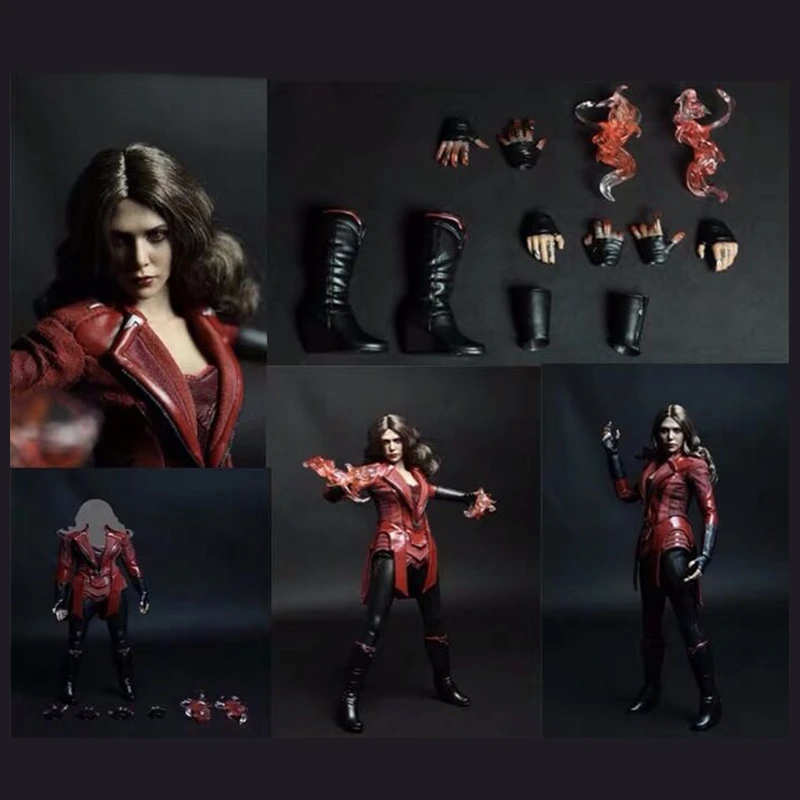

1/6 Scale Soldier Scarlet Witch 2.0 Battle Edition Costume Battle Suit For 12 Inches Action Figure Body Accessories Collectible