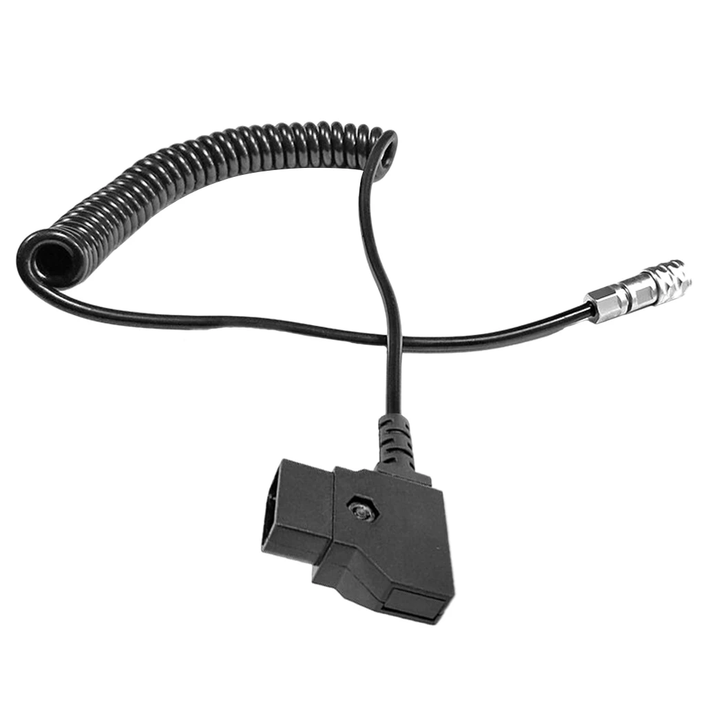D-Tap to BMPCC 4K Power Cable Coiled Cord Wire for Blackmagic Pocket Cinema Camera 4k