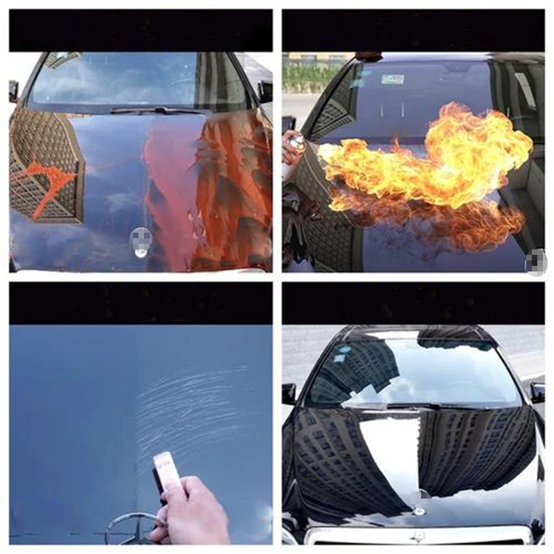 Auto Quick Coat Ceramic Coating Car Wax 3 in 1 Hydrophobic Car Polish Waterless Wash Shine Polymer Sealent Spray Protection