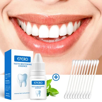 

efero Teeth Whitening Essence Powder Oral Hygiene Cleaning Serum Toothpaste Removes Plaque Stains Tooth Bleaching Dental Tools