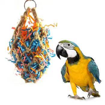 

Parrots Toys Bird Accessories For Pet Toy Bite-resistant Budgie Parakeet Cage African Grey vogel speelgoed parkiet Wire-drawn