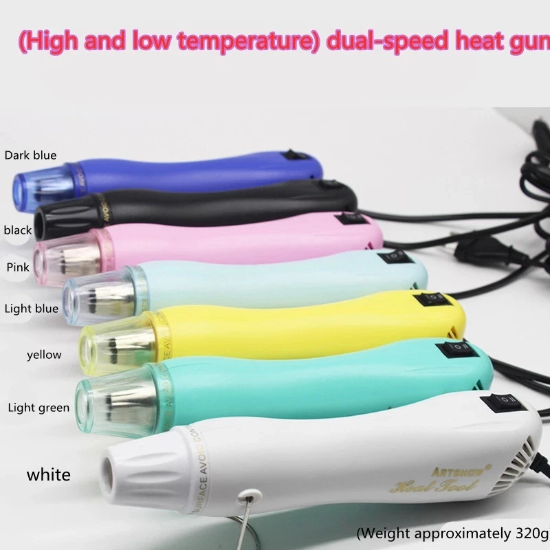 Dual-Temp Shrink Wrap Heat Gun, Black