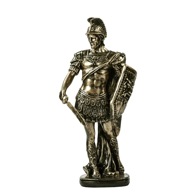 Ancient Rome Soldier Figurine Handmade Resin Swordsman Statue 1