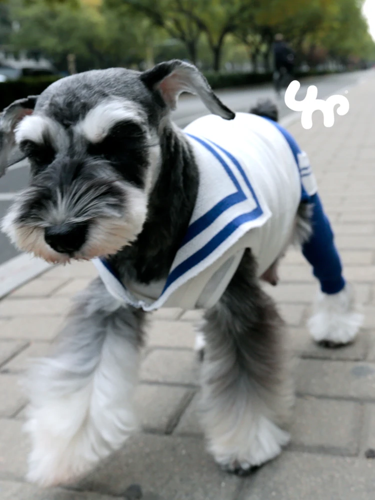 Navy Vest Pet Dog Cloths Circle Pony Suit Dress Odezda Na Sobak Fleece Sweater Apparel Winter JJ60MF | Дом и сад