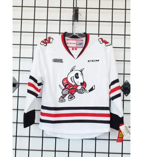 Niagara IceDogs черный белый красный ретро свитер с вышивкой для мужчин сшитый по