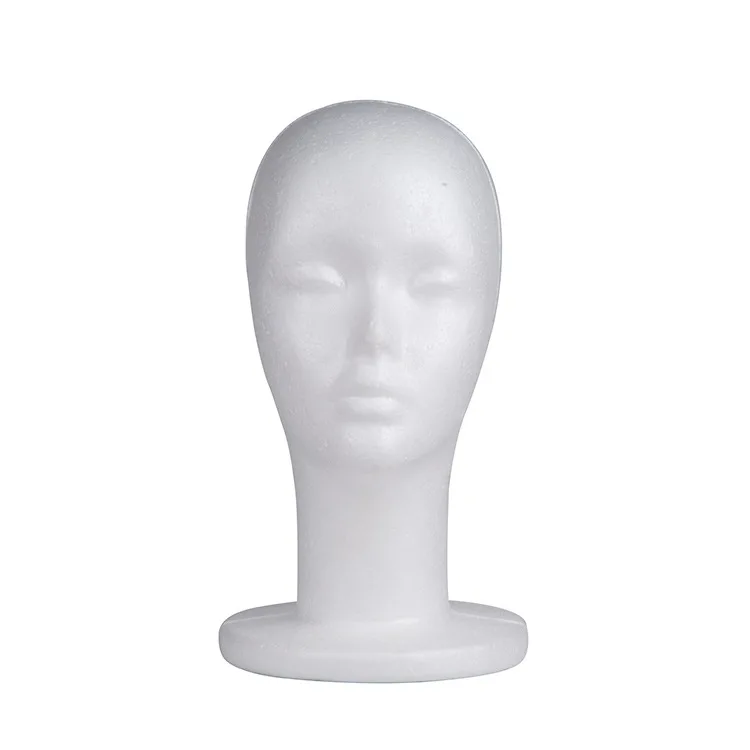 

Foam Model Head Hat Mannequin Head Women's Foam Model Head Show Stereo Mannequin Head