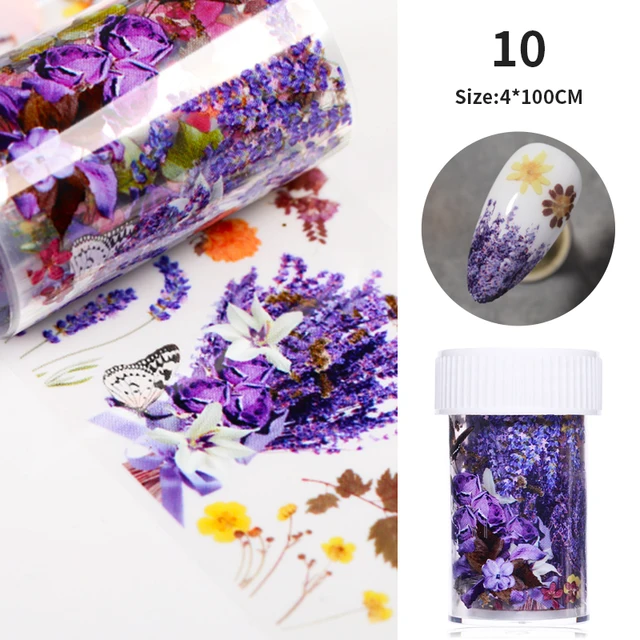 1 Box Glitter Marble Series Nail Transfer Foil Stickers Gold White And Black Bright Slider For Nails DIY Decoration Manicures 31