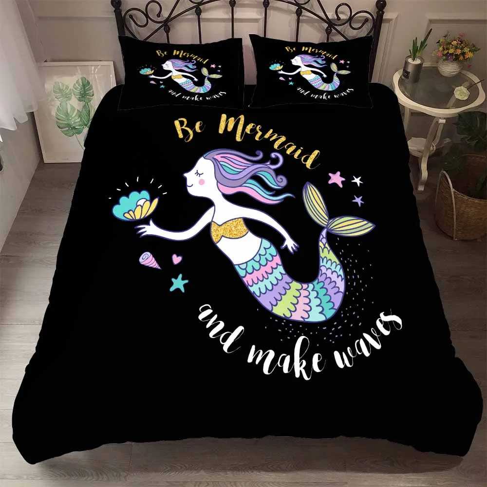 Домашний комплект постельных принадлежностей для девочек с волнистым рисунком