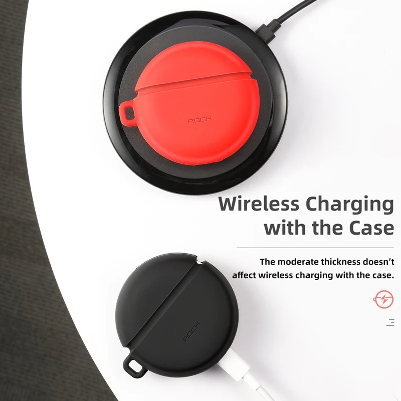 ROCK наушники Защитные чехлы для huawei FreeBuds 3 мягкий силиконовый водонепроницаемый