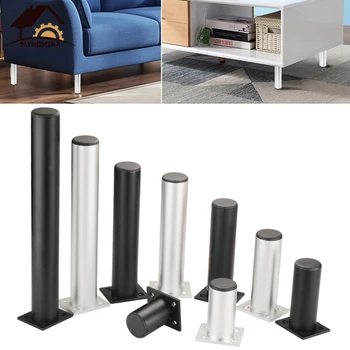 

Myhomera 4Pcs/Set Furniture Feet Legs Adjustable Cabinet Sofa Leg 60/80/120/180/250mm Aluminum Cupboard Coffee Table Protec Foot