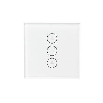 

86mm WiFi Smart Fan Switch Remote Control Speed Control Compatiable for Alexa/Amazon ECHO/Google Home