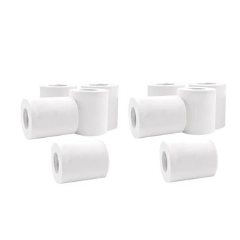 

Toilet Paper Towel Thick 4 Layers Tissue Paper Roll Toilet Paper(1 Set of 10 Rolls)