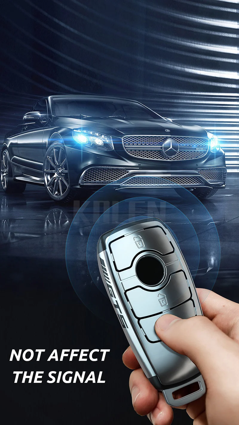 PC Car Remote Key Case Cover Protector Shell Fob per Mercedes Benz A B C S Class W204 W176 W212 GLC CLA GLK SLK CLS accessori - H83e6c80adbc04b0eaff9e9729c52a41av