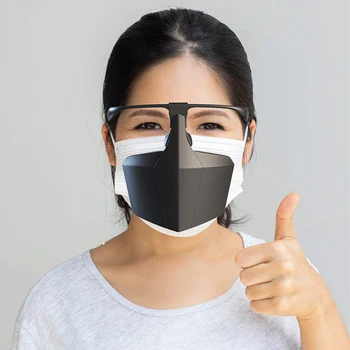 

New Travel Protective Mask Full Face Protective Mask Facial Protective Isolation Mask Anti-foam Mask Effective Antibacterial