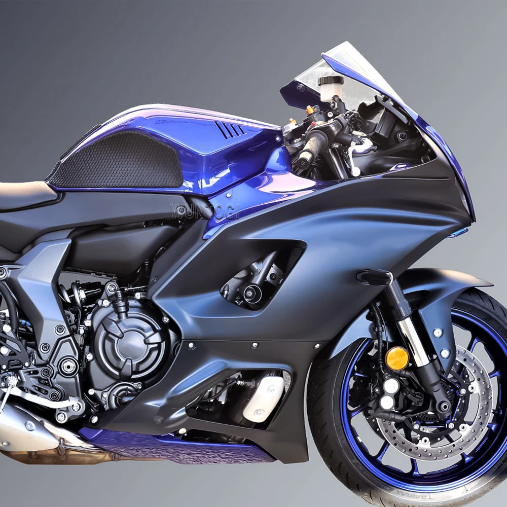 New Motorcycle Fuel Tank Pad Tank Sticker Decal Knee Pad Grip Pad For YAMAHA R7 YZFR7 YZF R7 2021- Fuel Tank Protection Tankpad