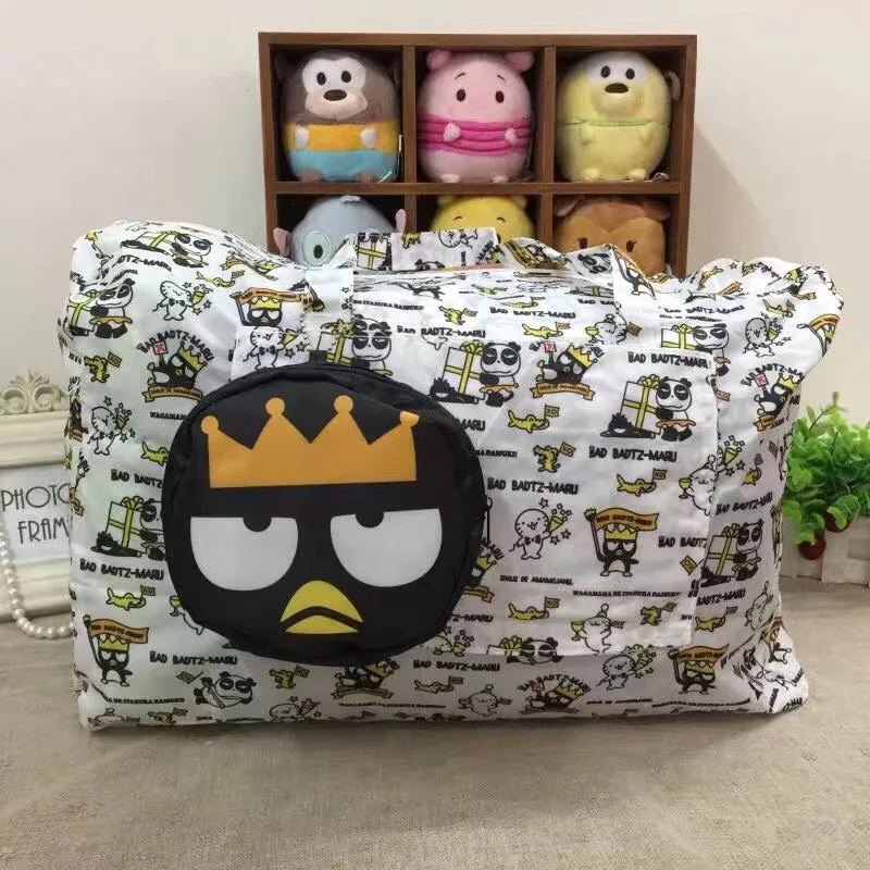see chart 43 см, Cinnamoroll, модная, аниме, переносная дорожная сумка, многоразовые, Tote, складные сумки, сумка для багажа, сумки для хранения, милые - Цвет: see chart