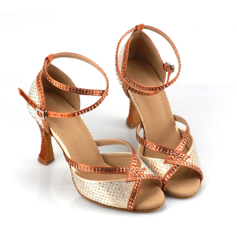 LOOGTSHON tango dance shoes woman latin shoes for women just dance gold dance shoes Shoes for dancing latin dance shoes