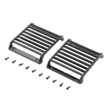 

2Pcs Metal Front Lamp Guards Headlight Cover Guard Grille for 1/10 RC Crawler Car Traxxas TRX-4