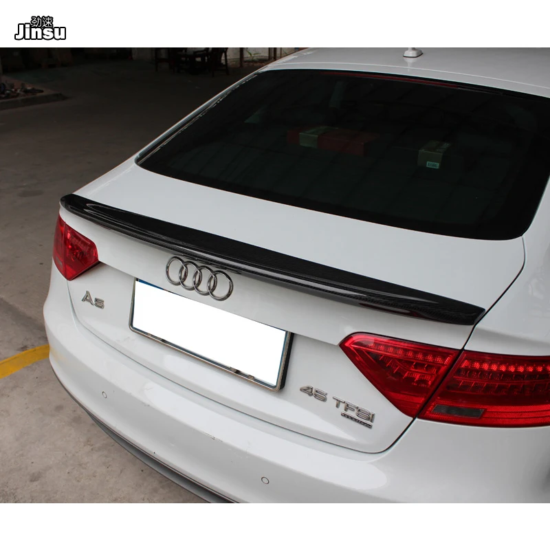 Стиль Caractere углеродное волокно задний багажник спойлер для audi a5 sportback 2007- CA Стайлинг автомобиля крыло(не подходят Sline S5 RS5