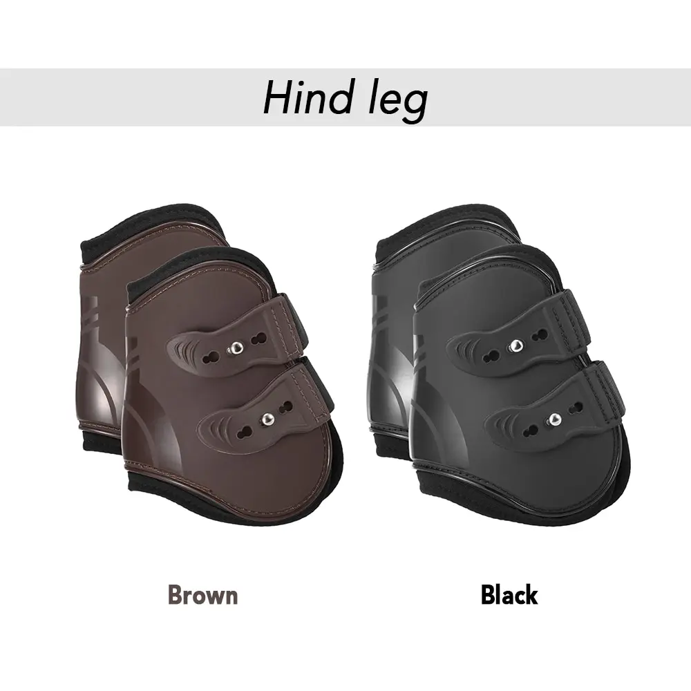4 шт. Передние Задние облегающие ногу ботфорты Регулируемый нога лошади Лошадей