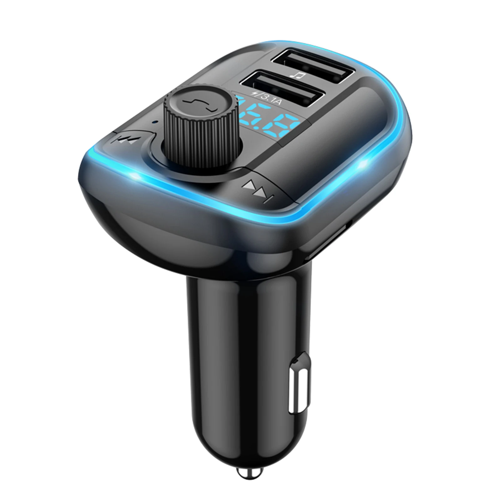 Двойное зарядное устройство USB BT 5 0 автомобильный FM-передатчик MP3 музыкальный