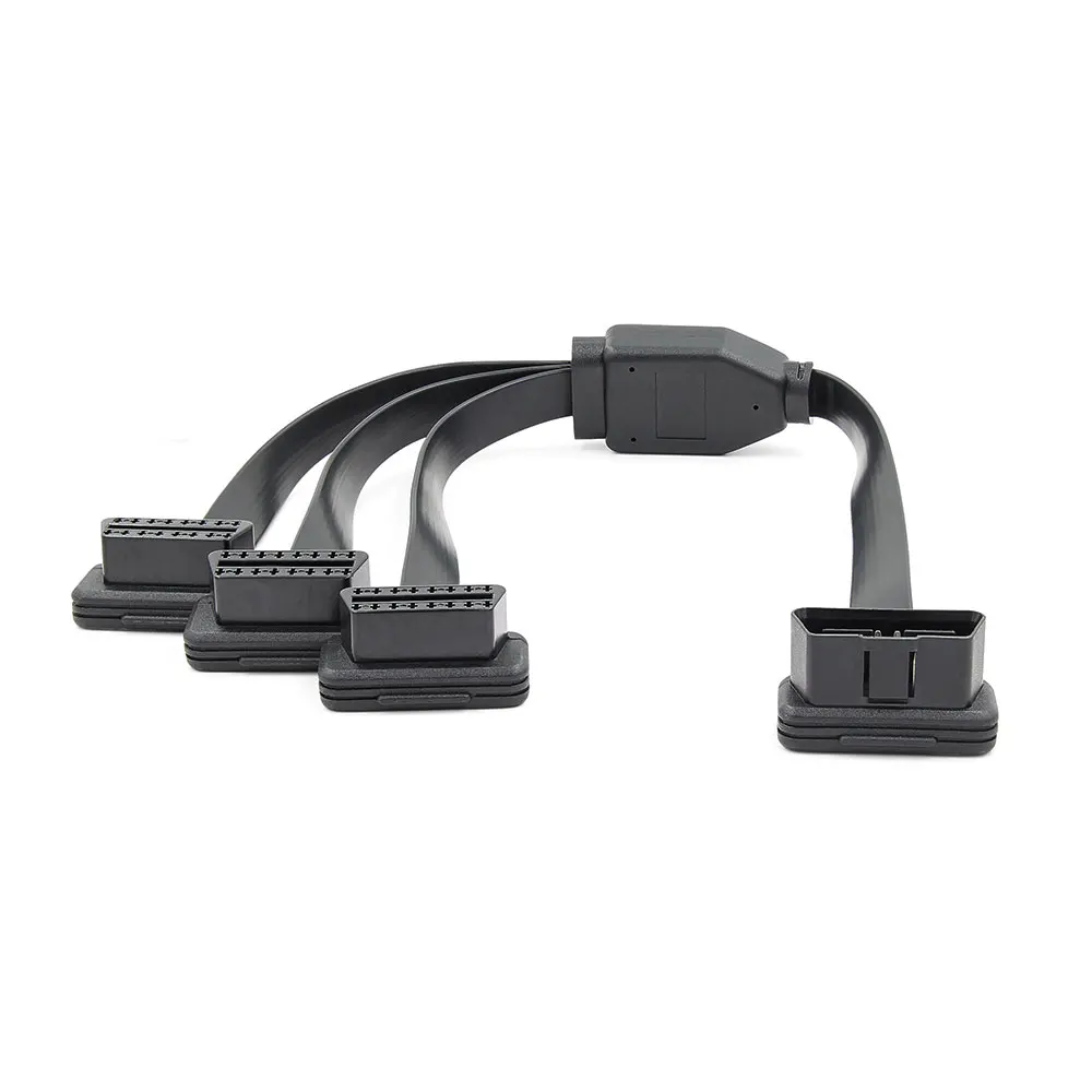 Диагностический кабель OBD2 удлинитель OBD кабель 16Pin штекер 16Pin женский obd2 разъем для OBD II диагностический инструмент ELM327 кабель горячий