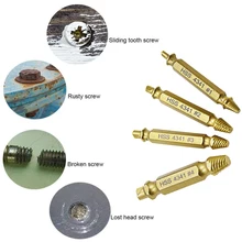 

Take Out Stripped Broken Bolt Stud Remover Demolition Home Hand Woodworking Tool Parts Kit Damaged Screw Extractor Drill Bit Set