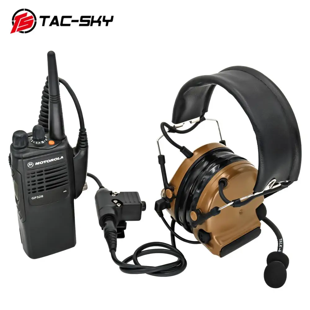 Military Tactical PTT U94 PTT for Motorola GP328 PRO5150 GP338 PG380 GP680 HT750 GP340 Radio Walkie Talkie Headset Headphone