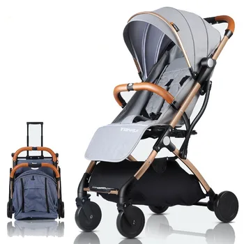 

Hot Sale Portable Baby Stroller Ultra Light Foldable Travel Baby Carriage Infant Trolley For 0~36M Baby Can Sit Can Lie Down