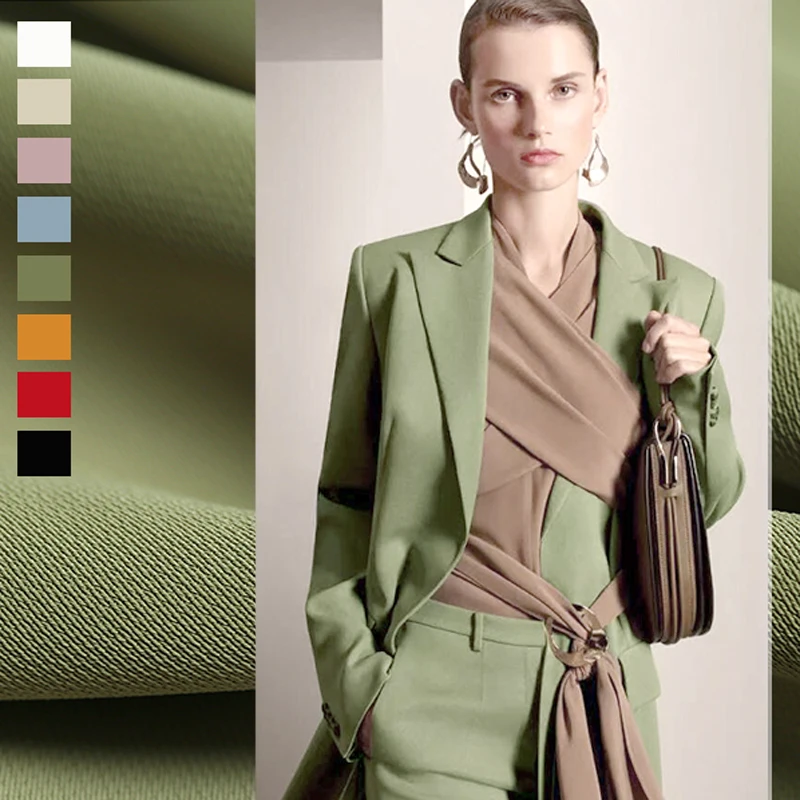 150 см в ширину 320 г/м, черный, красный, белый, однотонный, из полиэстра, брюки, платье, рубашка, блузка, куртка, ткань, DE1087