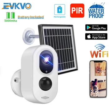 

3MP Solar Camera WIFI Outdoor Street Wireless Security Camera 3.3W Solar Panel Battery Powered Bullet Mini Camera PIR Motion