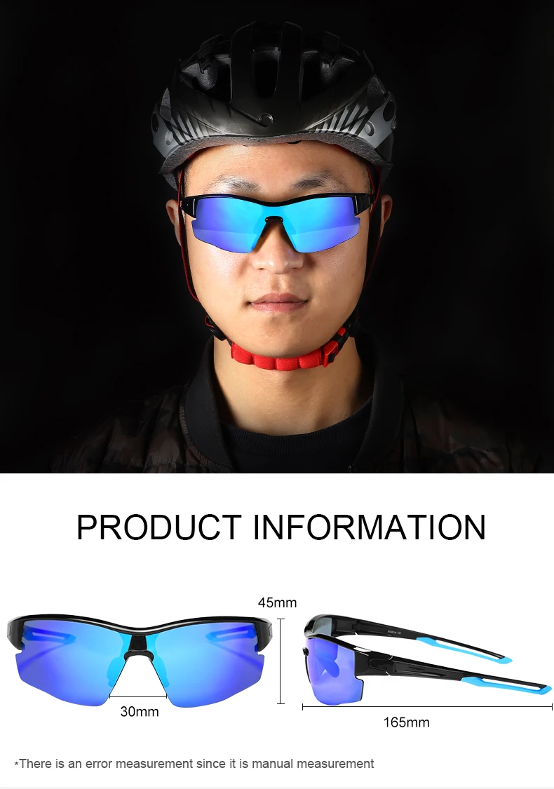 Details about   Bicycle Sunglasses PC Lens Polarized Anti-UV Cycling Glasses Bmx Eye Wear Outdoo 