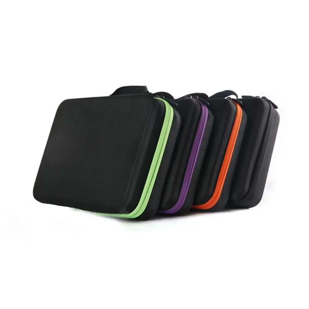 

Storage Bag for Essential Oil Bottle with 63 Compartments EVA Portable Essential Oil Pack
