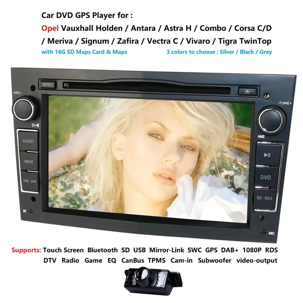 7 дюймов HD gps навигатор 2din wince6.0 Автомобильный DVD Радио для opel vectra c zafira corsa astra H G Meriva Vivaro Antara SD BT SWC DAB