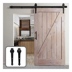 Gifsin Sliding Barn Door Hardware Kit Barn  Rollers for Closet Sliding Door Only Rollers in Arrow-Shape