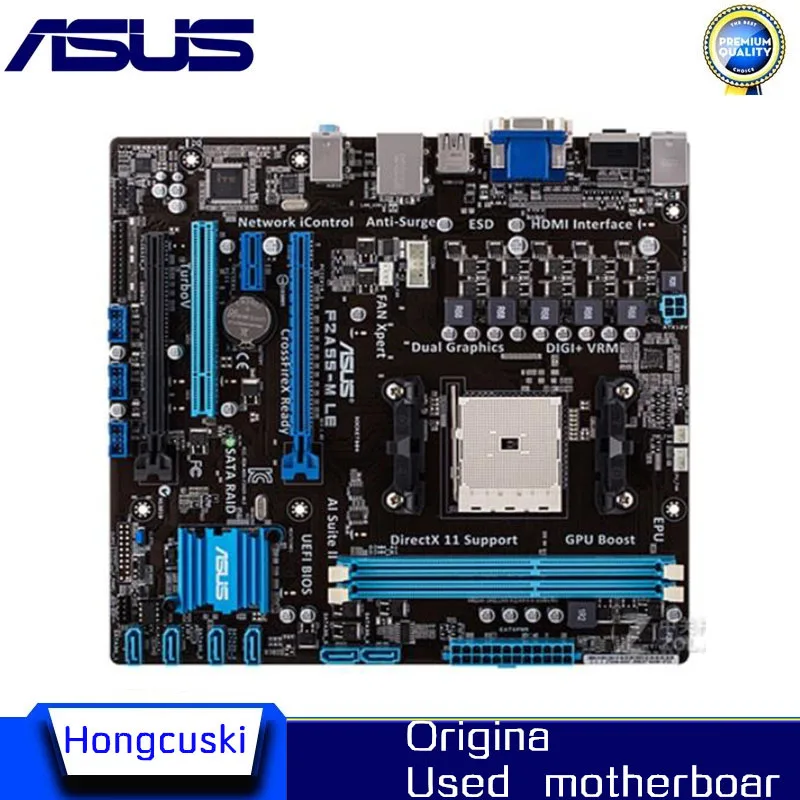 Для ASUS F2A55-M LE оригинальная материнская плата FM1 DDR3 A55 | Компьютеры и офис