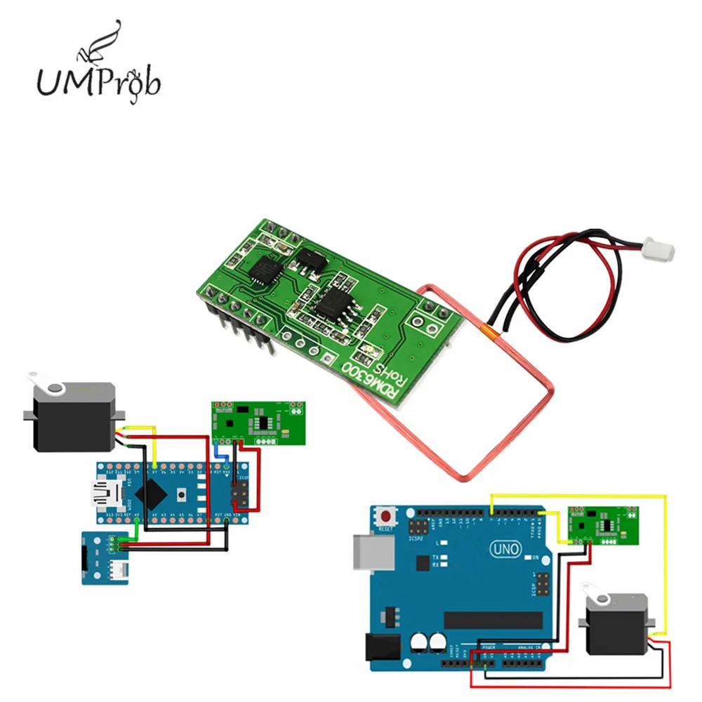 RDM6300 125 кГц EM4100 RFID считыватель Модуль UART Выход Система контроля доступа для