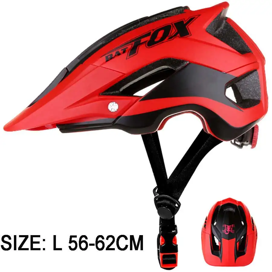 Велосипедный шлем с козырьком MTB шлем велосипедный шлем casco bicicleta hombre - Цвет: 659-red