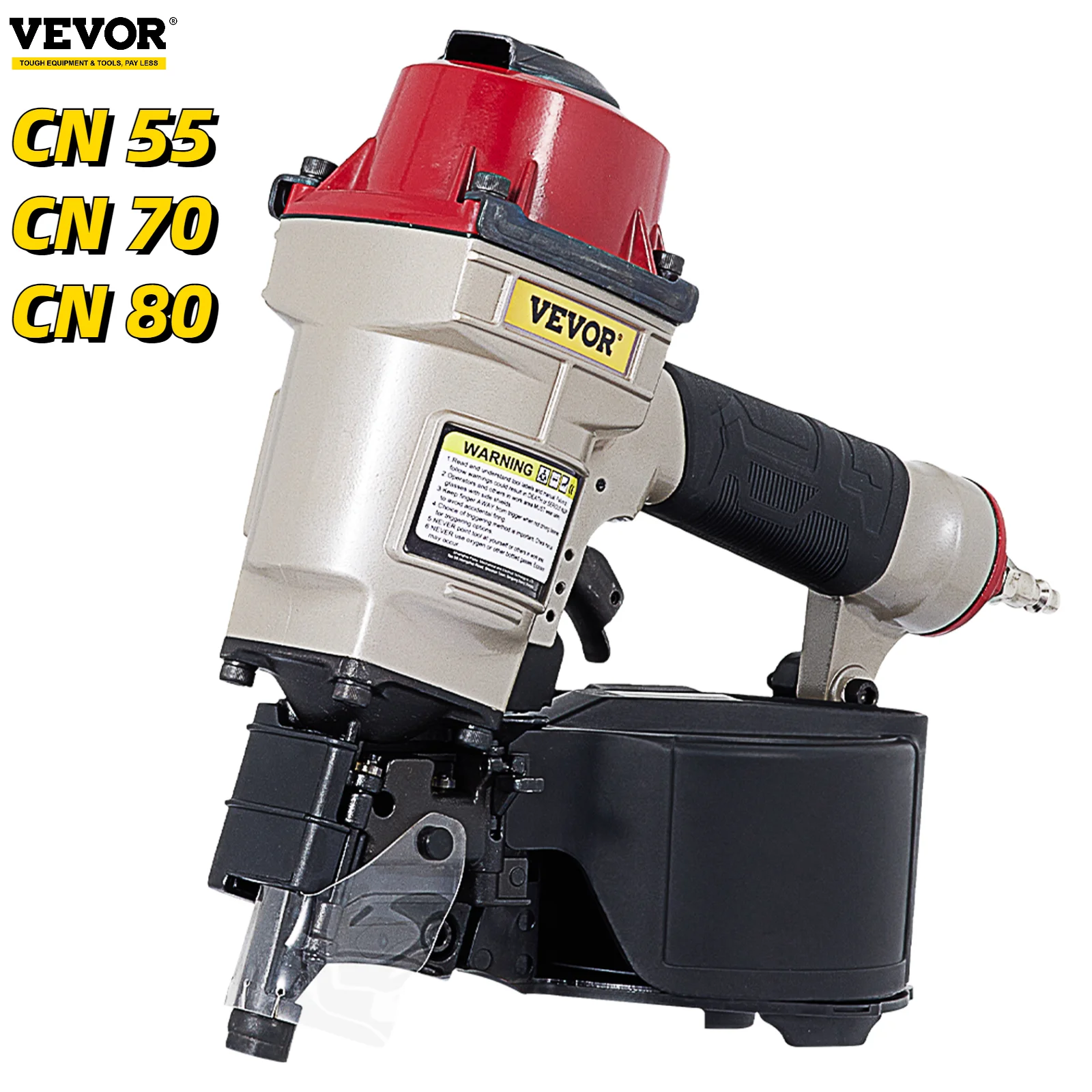 Vevor Pallet Making Coil Nailer Cn55 Cn70 Cn80 For Siding Board Wood