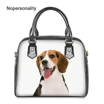

Nopersonality Dog Print Female Handbags Fashion Shoulder Bag for Women Luxury Designer Lady Shoulder Waterproof Casual Tote Bag