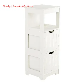 

Three-Layer Two-Drawer Shelf Pvc 31.5 * 30.5 * 85cm