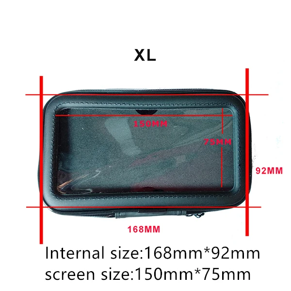 XL Для Iphone Универсальный держатель для телефона держатель для мотоцикла водонепроницаемый спортивный корпус для Lg G6 G5 G4 мотоцикл велосипедный держатель для навигатора - Цвет: XL