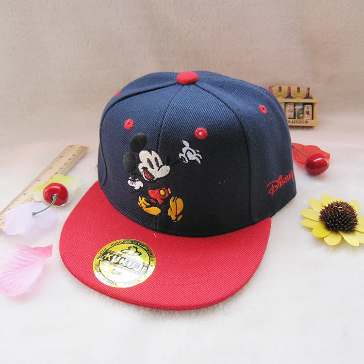 

Korean Version New Children's Sunshade Hats Boys and Girls Basin Hat Fashion Outdoor Cartoon Mickey Baseball Hats Bt21-bts